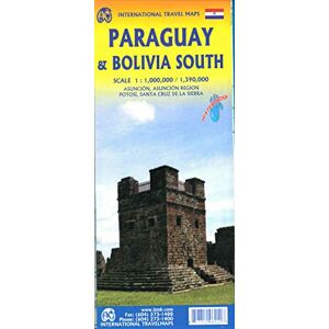 - Map Paraguay & Bolivia South 1 : 1 000 000: Asunción, Asunción Region, Potosí, Santa Cruz de la Sierra
