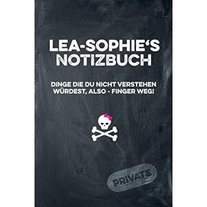 CoolNotes Publishing - GEBRAUCHT Lea-Sophie's Notizbuch Dinge die du nicht verstehen würdest, also - Finger weg!: liniertes Notizheft / Tagebuch mit coolem Cover und 108 Seiten A5+ (229 x 152mm) - Preis vom h
