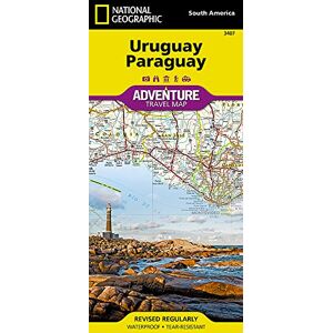 National Geographic Maps - Adventure - Uruguay, Paraguay (National Geographic Adventure Map, Band 3407)