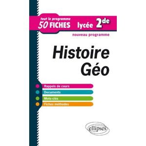 Valérie Beaumont - GEBRAUCHT Histoire Géographie Seconde Tout le Programme en 50 Fiches - Preis vom 20.05.2024 04:51:15 h