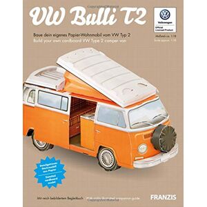 Franzis Verlag - GEBRAUCHT VW Bulli T2   VW-Bulli-Papier-Bausatz mit Begleitbuch - Preis vom 15.05.2024 04:53:38 h