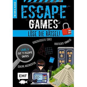 Arnaud Durand - GEBRAUCHT Escape Games Level 3 (blau) – Löse die Rätsel! – 11 Escape Games ab der 6. Klasse: Mit verschlüsselten Codes, versteckten Hinweisen und geheimen Nachrichten - Preis vom 09.06.2024 04:52:59 h