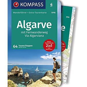 Astrid Sturm - GEBRAUCHT KOMPASS Wanderführer Algarve mit Fernwanderweg Via Algarviana: Wanderführer mit Extra-Tourenkarte 1:50000, 64 Touren, GPX-Daten zum Download. - Preis vom 01.06.2024 05:04:23 h