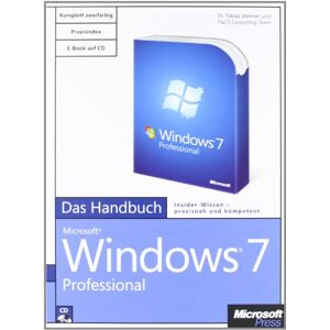 Tobias Weltner - GEBRAUCHT Microsoft Windows 7 Professional - Das Handbuch, m. CD-ROM - Preis vom h