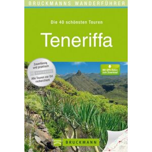 Peter Mertz - GEBRAUCHT Wanderführer Teneriffa: Die 40 schönsten Touren zum Wandern rund um Santa Cruz de Tenerife, Loro Parque und Pico del Teide, mit Wanderkarte und GPS-Daten zum Download (Bruckmanns Wanderführer) - Preis vom 01.06.2024 05:04:23 h