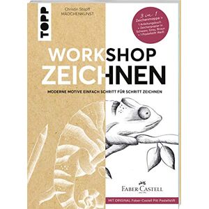 Christin Stapff - GEBRAUCHT Workshop Zeichnen: Moderne Motive Schritt für Schritt zeichnen. Mit Original Faber Castell Pitt Pastellstift - Preis vom 16.05.2024 04:53:48 h