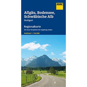 MAIRDUMONT GmbH & Co. KG - GEBRAUCHT ADAC Regionalkarte Deutschland Blatt 15 Allgäu, Bodensee, Schwäbische Alb: Stuttgart (ADAC Regionalkarten 1:150.000, Band 15) - Preis vom 01.06.2024 05:04:23 h