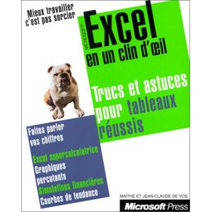 Jean-Claude De Vos - GEBRAUCHT Excel : Microsoft, trucs et astuces pour tableaux réussis - Preis vom 16.05.2024 04:53:48 h
