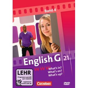 GEBRAUCHT English G 21 - Ausgaben A, B und D / Band 4: 8. Schuljahr - What's in? What's on? What's up?: Video-DVD zu allen Ausgaben - Preis vom 15.05.2024 04:53:38 h