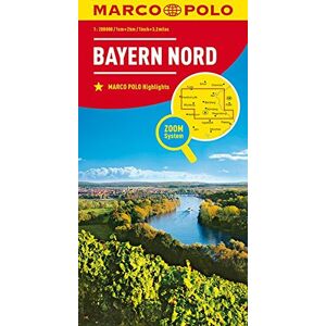 GEBRAUCHT MARCO POLO Karte Deutschland Blatt 12 Bayern Nord 1:200 000 (MARCO POLO Karte 1:200000) - Preis vom 16.05.2024 04:53:48 h