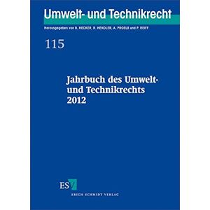 Hendler, Prof. Dr. Reinhard - GEBRAUCHT Jahrbuch des Umwelt- und Technikrechts 2012 - Preis vom h