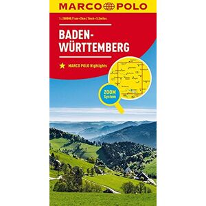 GEBRAUCHT MARCO POLO Karte Deutschland Blatt 11 Baden-Württemberg 1:200 000 (MARCO POLO Karten 1:200.000) - Preis vom h