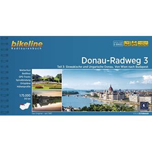 Esterbauer Verlag - Donauradweg / Donau-Radweg Teil 3: Slowakische und Ungarische Donau. Von Wien nach Budapest. 1:75.000, 335 km (Bikeline Radtourenbücher)