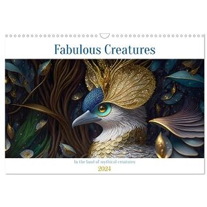 Angelika Beuck - Fabulous creatures - In the land of mythical creatures (Wall Calendar 2024 DIN A3 landscape), CALVENDO 12 Month Wall Calendar: Fabulous animals from the land of fantasy