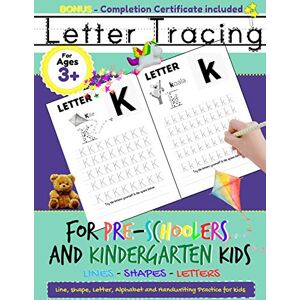 Publishing Group, The Life Graduate - Letter Tracing For Pre-Schoolers and Kindergarten Kids: Alphabet Handwriting Practice for Kids 3 - 5 to Practice Pen Control, Line Tracing, Letters, and Shapes: ABC Print Handwriting Book