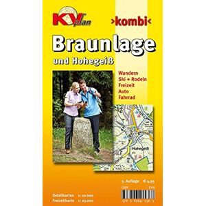 Kommunalverlag Tacken e.K. - GEBRAUCHT Braunlage und Hohegeiß: 1:10.000 Stadtplan mit Freizeitkarte 1:25.000 (KVplan Harz-Region) - Preis vom 01.06.2024 05:04:23 h