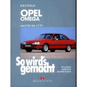 Etzold - GEBRAUCHT So wird's gemacht. Pflegen - warten - reparieren / Opel Omega A 9/86 bis 12/93: So wird's gemacht - Band 60 - Preis vom 01.06.2024 05:04:23 h