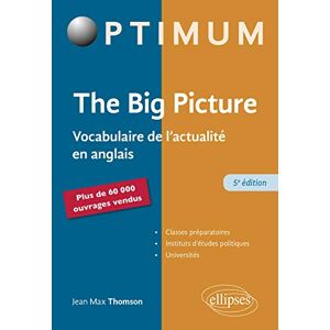 Jean-Max Thomson - GEBRAUCHT The Big Picture - 5e édition (Optimum) - Preis vom 16.05.2024 04:53:48 h
