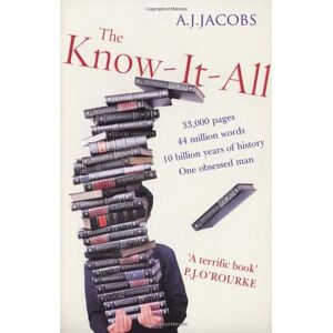 Jacobs, A. J. - GEBRAUCHT The Know-It-All: One Man's Humble Quest to Become the Smartest Person in the World - Preis vom 01.06.2024 05:04:23 h