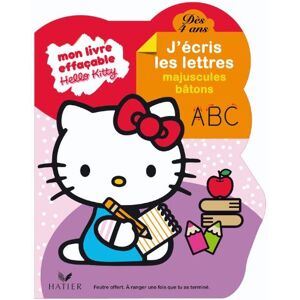 Hatier - GEBRAUCHT Mon livre effaçable Hello Kitty, j'écris les lettres majuscules bâton, dès 4 ans : Un feutre offert - Preis vom 20.05.2024 04:51:15 h