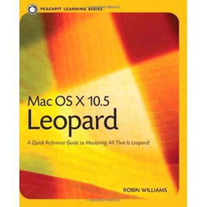 Robin Williams - GEBRAUCHT Mac OS X 10.5 Leopard (Peachpit Learning) - Preis vom 16.05.2024 04:53:48 h