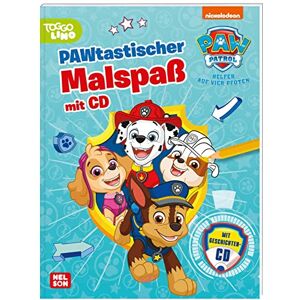 GEBRAUCHT PAW Patrol: PAWtastischer Malspaß mit CD: Mehr als 40 Ausmalbilder und CD mit 4 spannenden Geschichten   (ab 3 Jahren) - Preis vom 19.05.2024 04:53:53 h