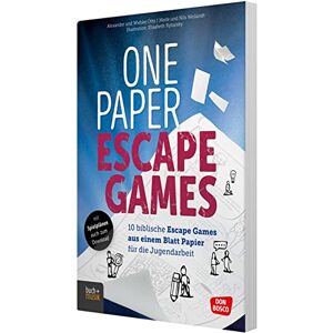 Alexander Otto - One Paper Escape Games: 10 biblische Escape Games aus einem Blatt Papier für die Jugendarbeit. Denkaufgaben & Bilderrätsel zu biblischen Geschichten. Für Gruppenspiele oder den Unterricht