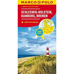 GEBRAUCHT MARCO POLO Karte Deutschland Blatt 1 Schleswig-Holstein 1:200 000: Hamburg, Bremen (MARCO POLO Karte 1:200000) - Preis vom h