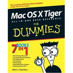 Chambers, Mark L. - GEBRAUCHT Mac OS X Tiger All-in-One Desk Reference For Dummies - Preis vom 16.05.2024 04:53:48 h