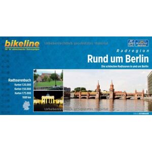 bikeline - GEBRAUCHT Radregion Rund um Berlin: Die schönsten Radtouren in und um Berlin, 1089 km, Radtourenbuch 1 : 20 000, 1 : 50 000, 1 : 75 000, GPS-Tracks Download, wetterfest/reißfest - Preis vom 13.06.2024 04:55:36 h