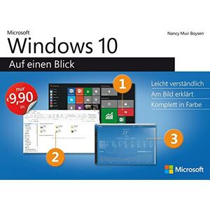 Nancy Muir Boysen - GEBRAUCHT Windows 10 auf einen Blick (Microsoft Press) - Preis vom h