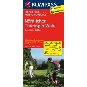 GEBRAUCHT Nördlicher Thüringer Wald - Eisenach - Gotha 1 : 70 000: Radkarte. GPS-genau - Preis vom 19.05.2024 04:53:53 h