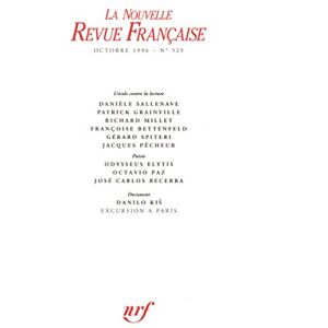 Collectifs Gallimard - GEBRAUCHT LA N.R.F. 525 (OCTOBRE 1996) (LA NOUVELLE REVUE FRANCAISE) - Preis vom h