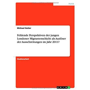 Michael Hutter - Fehlende Perspektiven der jungen Londoner Migrantenschicht als Auslöser der Ausschreitungen im Jahr 2011?