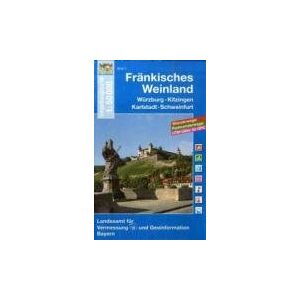 Landesamt für Vermessung und Geoinformation Bayern - GEBRAUCHT Fränkisches Weinland 1 : 50 000: Würzburg, Kitzingen, Karlstadt, Schweinfurt. Mit Wanderwegen, Radwanderwegen, UTM-Gitter für GPS (UK 50 - 07): ... Wanderwege, Radwanderwege, UTM-Gitter für GP