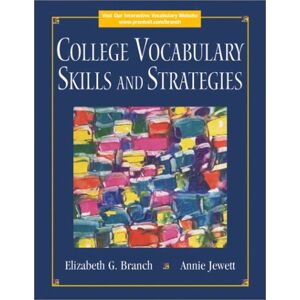 Branch, Elizabeth G. - GEBRAUCHT College Vocabulary Skills and Strategies - Preis vom 13.05.2024 04:51:39 h