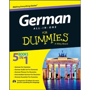 Consumer Dummies - GEBRAUCHT German All-in-One For Dummies: with CD - Preis vom h