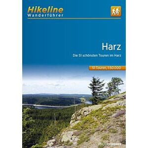 Esterbauer Verlag - GEBRAUCHT Wanderführer Harz: Die 51 schönsten Wandertouren im Harz, 640 km, 1:50.000 (Hikeline /Wanderführer) - Preis vom 20.05.2024 04:51:15 h