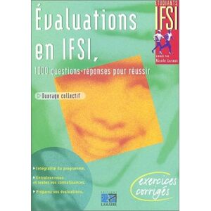 Collectif - GEBRAUCHT Evaluations en IFSI. : 1000 questions-réponses pour réussir le DE (Etudiants) - Preis vom 16.05.2024 04:53:48 h