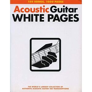 GEBRAUCHT Acoustic Guitar Tab White Pages: Songbook für Gitarre - Preis vom h