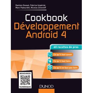 Fabrice Impérial - GEBRAUCHT Cookbook Développement Android 4: 60 recettes de pros - Preis vom 19.05.2024 04:53:53 h