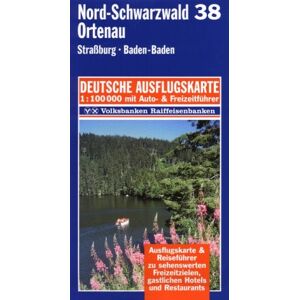 GEBRAUCHT Nord- Schwarzwald, Ortenau 1 : 100 000. Deutsche Ausflugskarte. Blatt 38. - Preis vom 21.05.2024 04:55:50 h