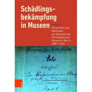 Helene Tello - Schädlingsbekämpfung in Museen: Wirkstoffe und Methoden am Beispiel des Ethnologischen Museums Berlin 1887-1936