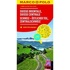 GEBRAUCHT MARCO POLO Regionalkarte Schweiz Blatt 2 Schweiz - östlicher Teil 1:200 000: Zentralschweiz (MARCO POLO Karten 1:200.000) - Preis vom h