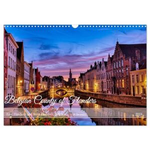 Clemens Stenner - Belgian County of Flanders (Wall Calendar 2024 DIN A3 landscape), CALVENDO 12 Month Wall Calendar: Belgium's most beautiful twin province.