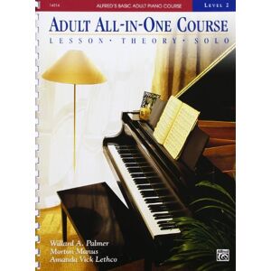 Willard Palmer - GEBRAUCHT Alfred's Basic Adult All-In-One Course, Bk 2: Lesson * Theory * Solo (Alfred's Basic Adult Piano Course) - Preis vom 01.06.2024 05:04:23 h