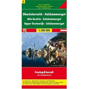 Freytag-Berndt und Artaria KG - GEBRAUCHT Freytag Berndt Autokarten, Blatt 2, Oberösterreich - Salzkammergut - Maßstab 1:200 000 (Maps & Atlases) - Preis vom h