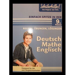 Tandem Verlag print line - GEBRAUCHT Schülerhilfe - einfach Spitze in der 9.Klasse - Deutsch, Mathe, Englisch - Preis vom 16.05.2024 04:53:48 h