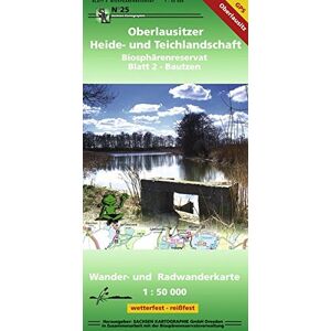 GEBRAUCHT Oberlausitzer Heide- und Teichlandschaft - Blatt 2 Biosphärenreservat/ Bautzen: Wander- und Radwanderkarte 1:50 000 wetterfest, reißfest, GPS-fähig - Preis vom 19.05.2024 04:53:53 h