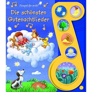 Phoenix International Publications (pikids) - GEBRAUCHT Die schönsten Gutenachtlieder - Liederbuch mit Sound -Pappbilderbuch mit 6 Melodien für Kinder ab 3 Jahren - Preis vom 01.06.2024 05:04:23 h